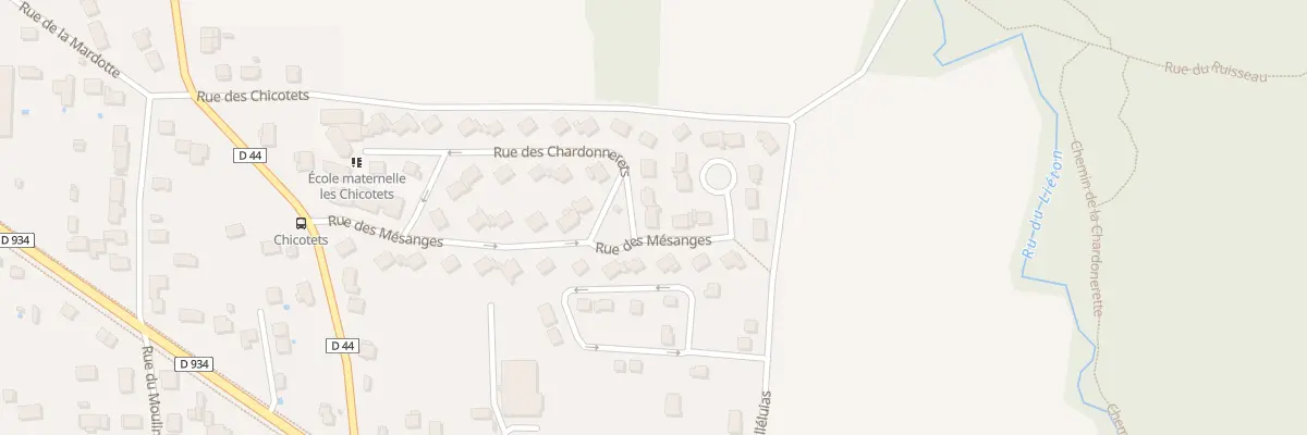 Plan du 14 Rue des Chardonnerets à Mouroux