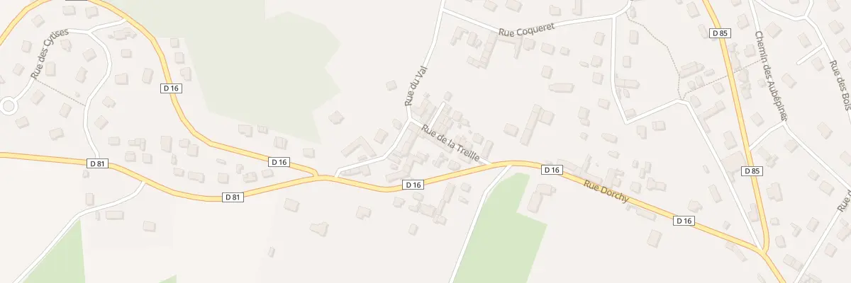 Plan du 5 Rue de la Treille à Attichy