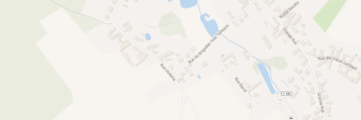 Plan du 234 Rue du Brig. Yves Terteaux à Salency