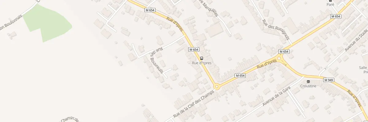 Plan du 1255 Rue d’Ypres à Wambrechies
