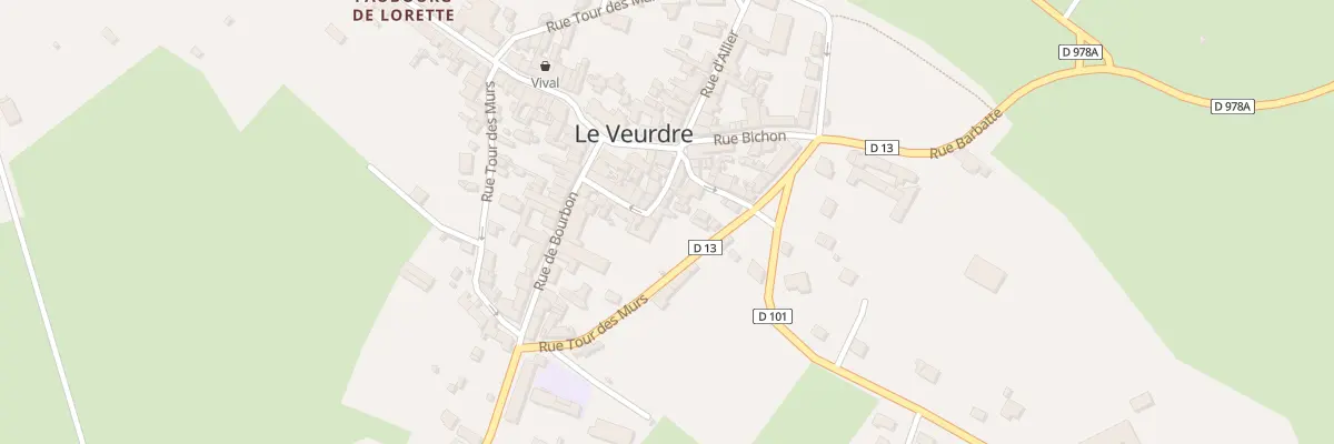 Plan du 22 Rue Tour des Murs au Veurdre