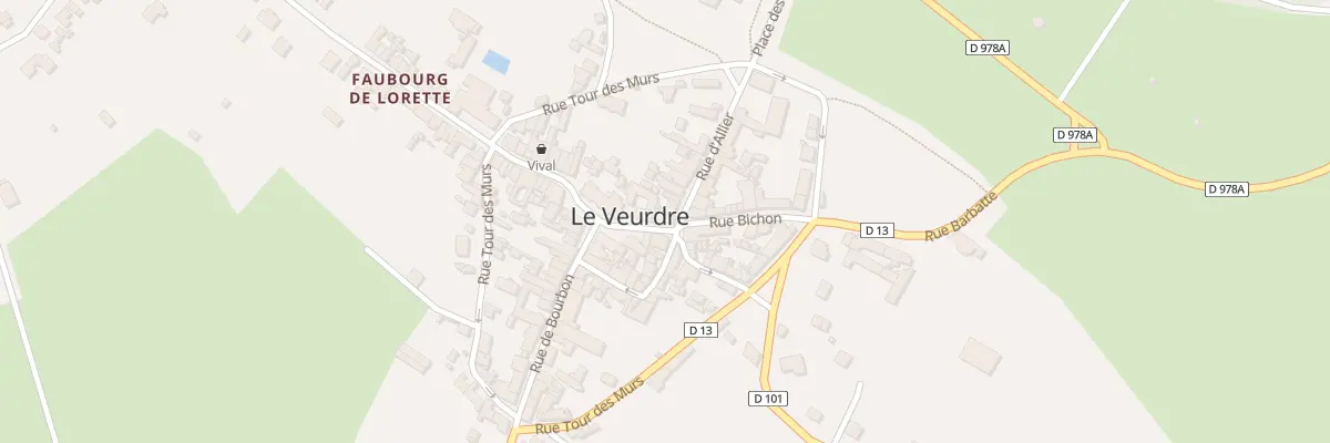 Plan du 1 Rue d’Allier au Veurdre