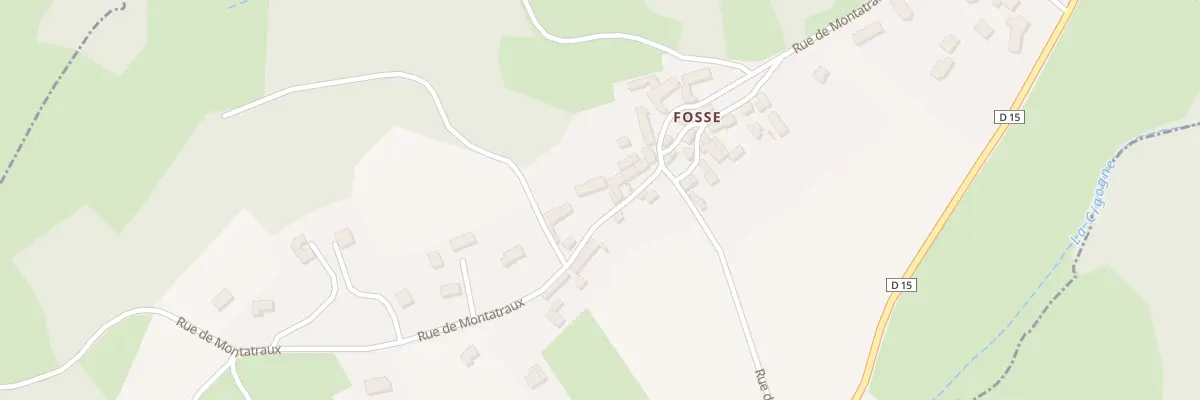Plan du 5156 Hameau de Fosse à Marcillat