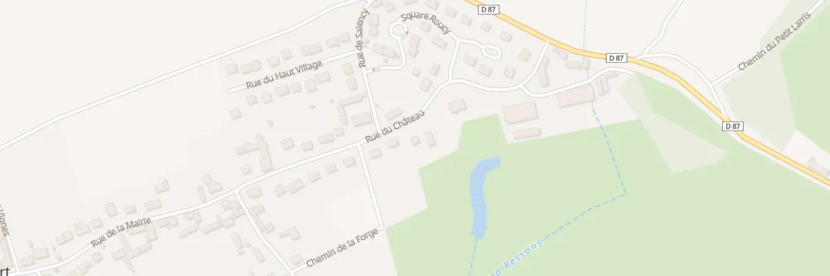 Plan du 228 Rue du Château à Morlincourt