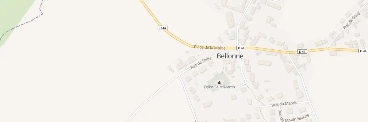 Plan du 6 Rue de Sailly à Bellonne