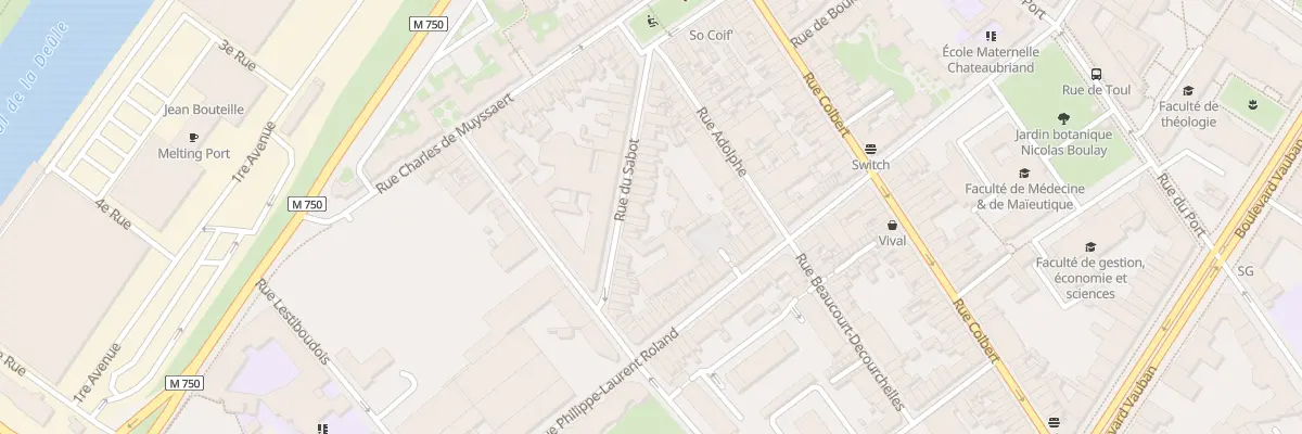 Plan du 31 Rue du Sabot à Lille
