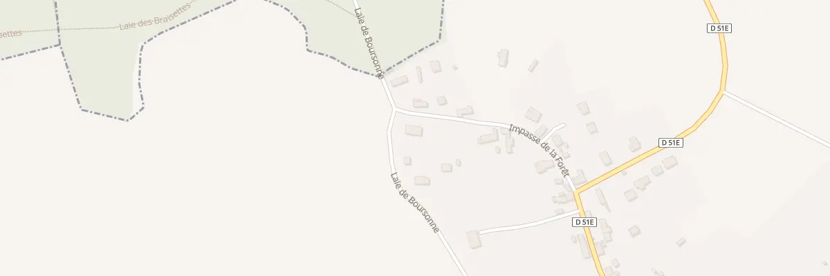 Plan du 13 Imp de la Forêt à Boursonne