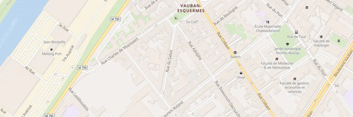 Plan du 21 Rue du Sabot à Lille