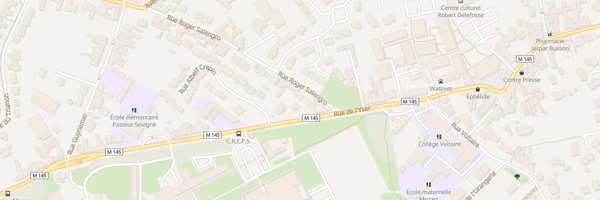 Plan du 11 Rue Roger Salengro à Wattignies