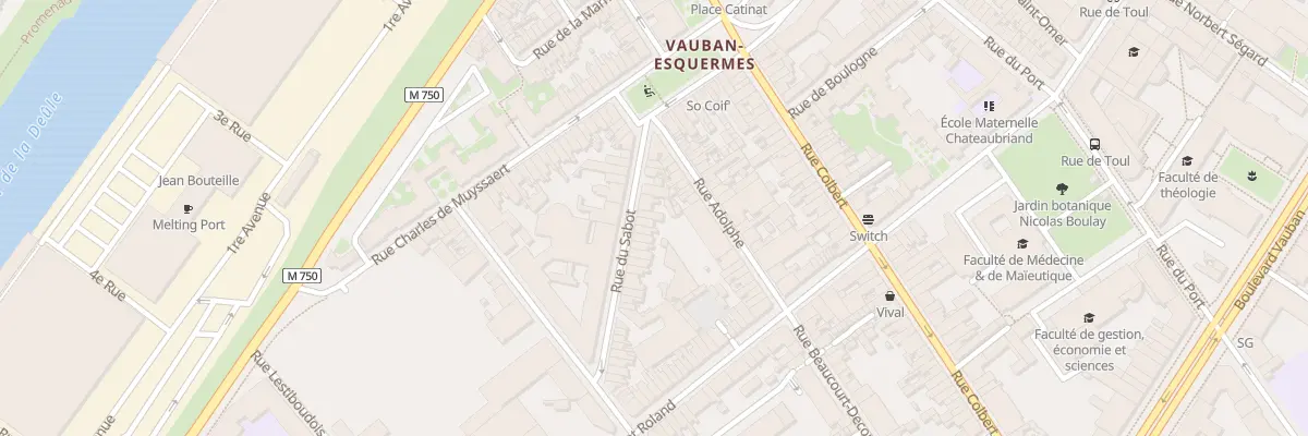 Plan du 15 Rue du Sabot à Lille