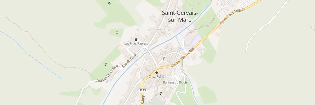 Plan du 6003F Rue de Boussagues à Saint-Gervais-sur-Mare