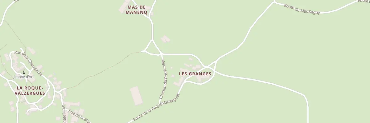 Plan du 5431 Les Granges à Saint-Saturnin-de-Lenne