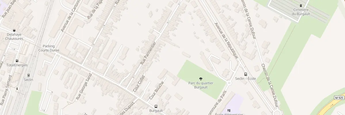 Plan du 34 Rue Parmentier à Seclin