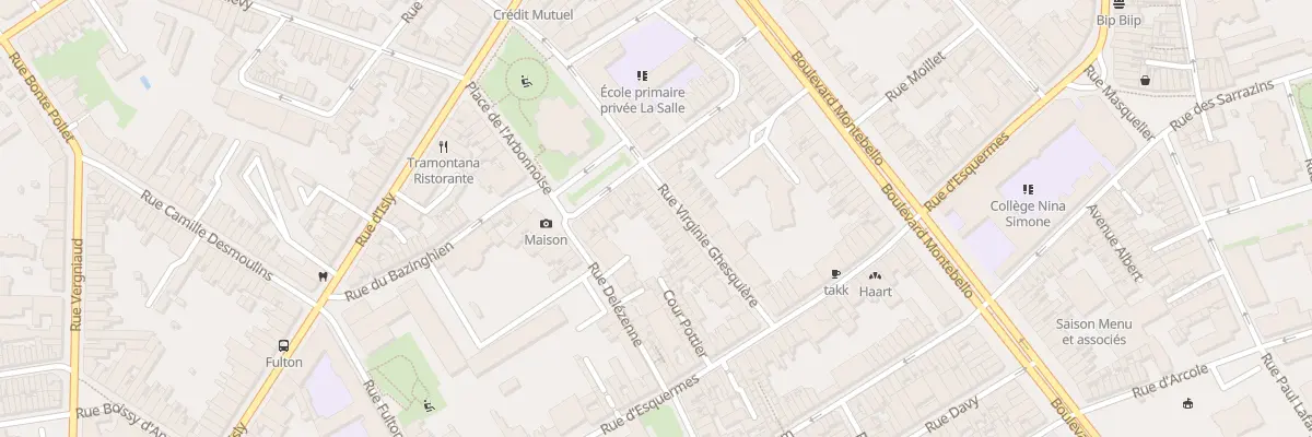 Plan du 31 Rue Virginie Ghesquière à Lille