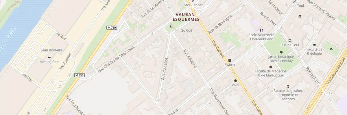 Plan du 11 Rue du Sabot à Lille