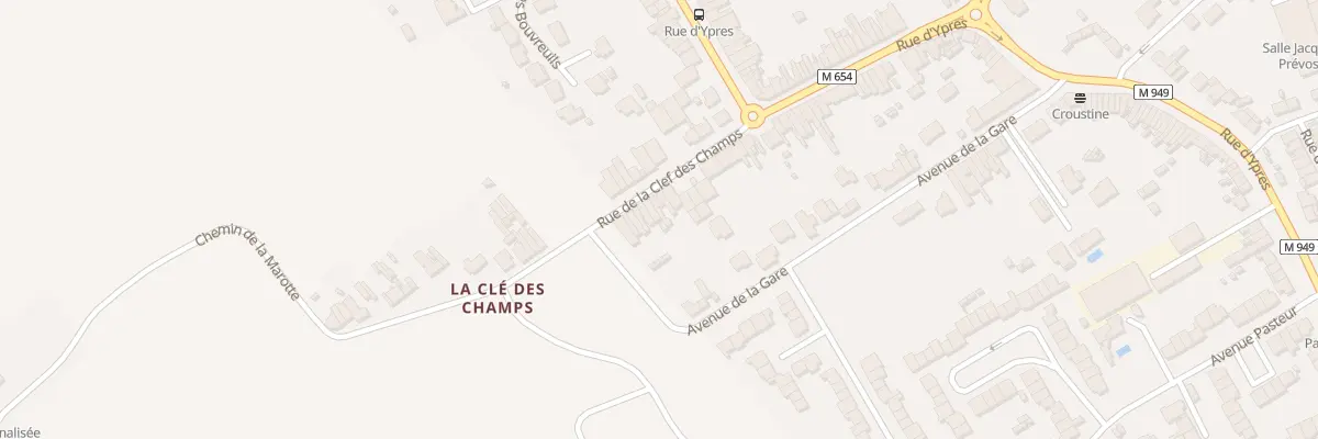 Plan du 91 Rue de la Clef des Champs à Wambrechies