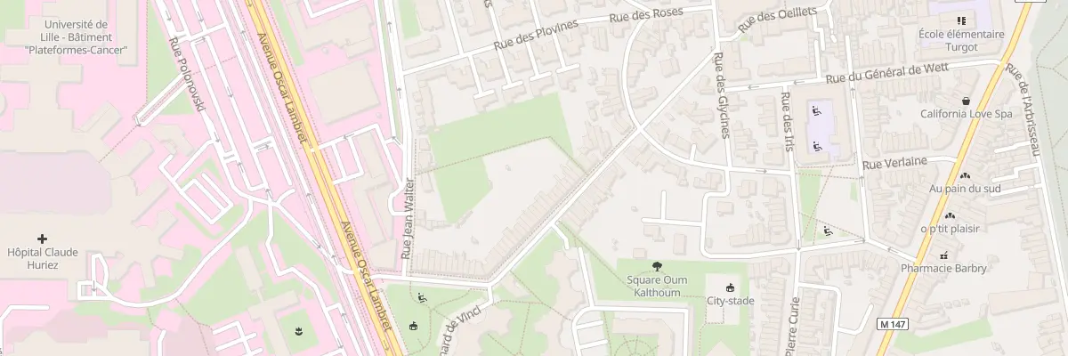 Plan du 26 Rue Sylvère Verhulst à Lille