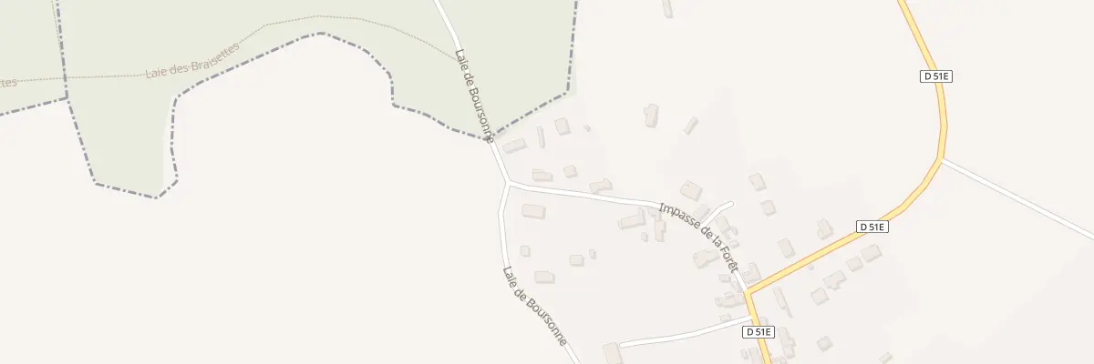 Plan du 22 Imp de la Forêt à Boursonne