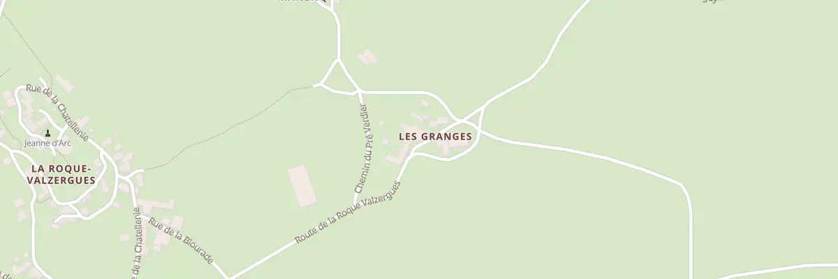 Plan du 5185 Les Granges à Saint-Saturnin-de-Lenne
