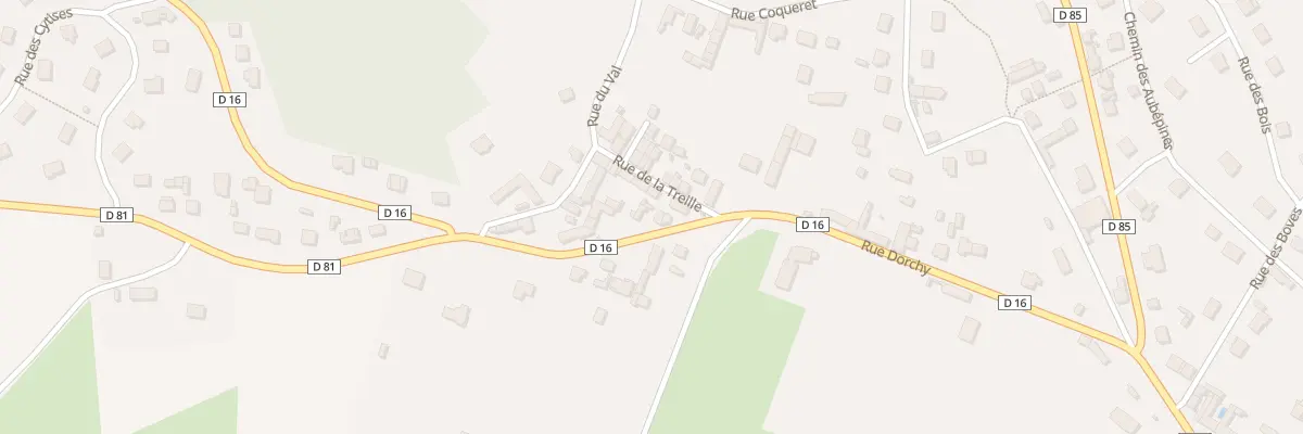 Plan du 22 Rue Dorchy à Attichy