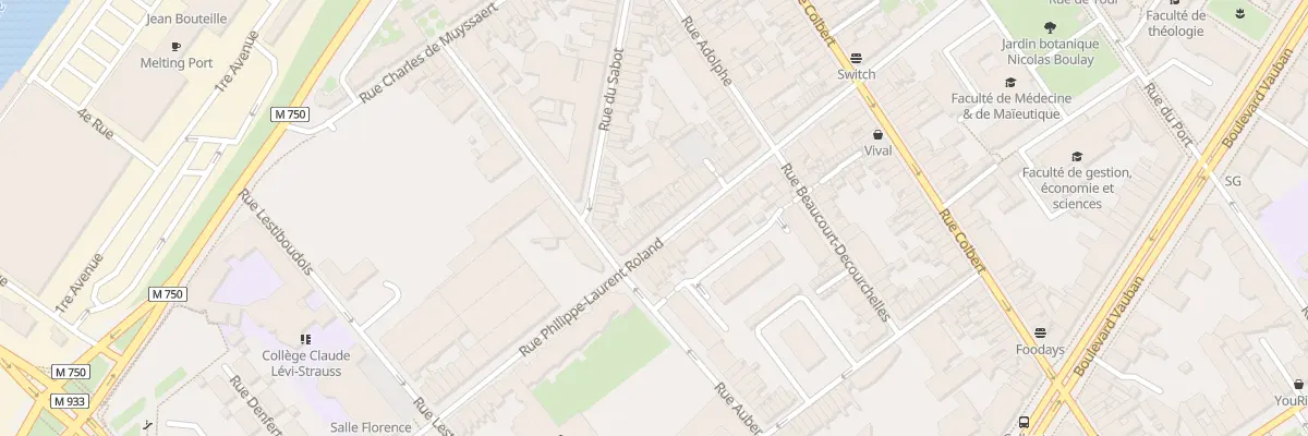 Plan du 46 Rue Roland à Lille
