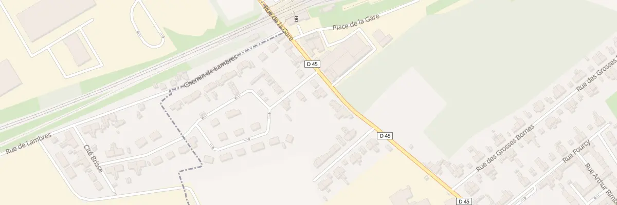 Plan du 53 Rue de la Gare à Corbehem