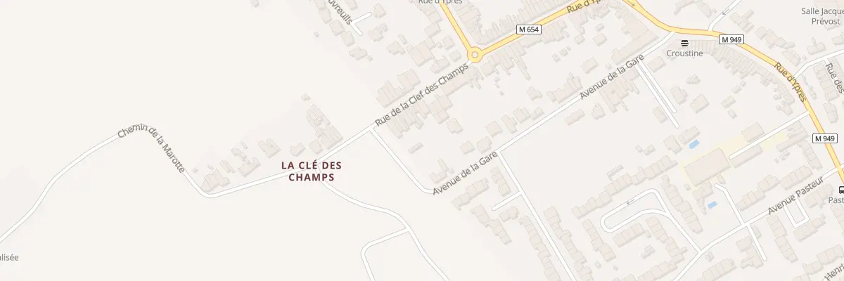 Plan du 95 Rue de la Clef des Champs à Wambrechies
