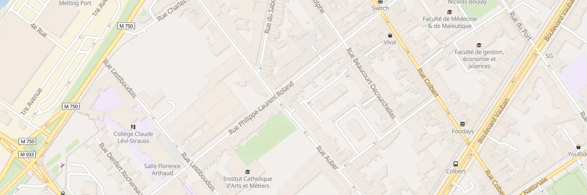 Plan du 49 Rue Roland à Lille