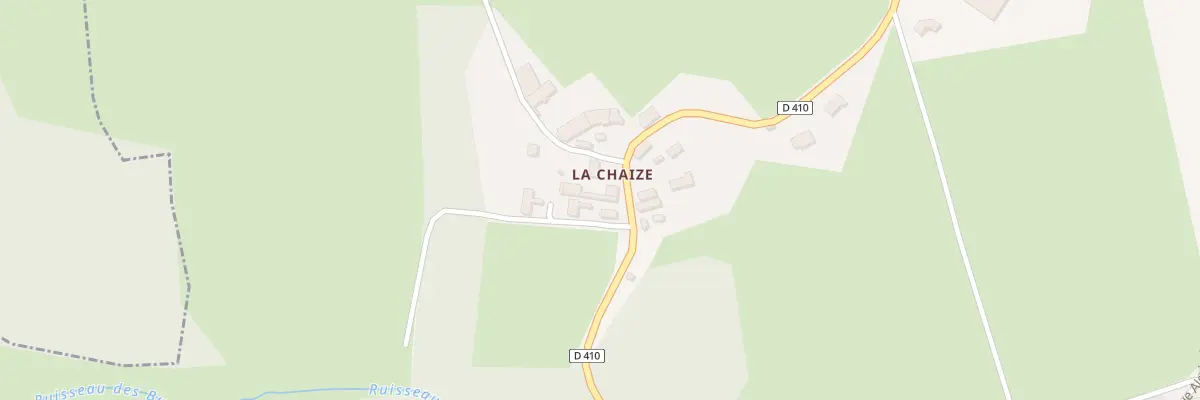 Plan du 9002 La Chaize à Teilhède