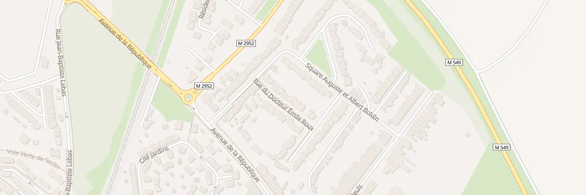 Plan du 11 Rue du Docteur Roux à Seclin