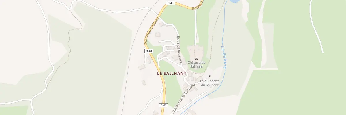 Plan du 5077 Le Sailhant à Andelat