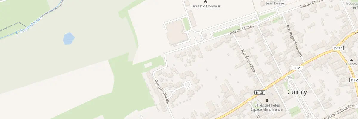 Plan du 445 Rue du Marais à Cuincy
