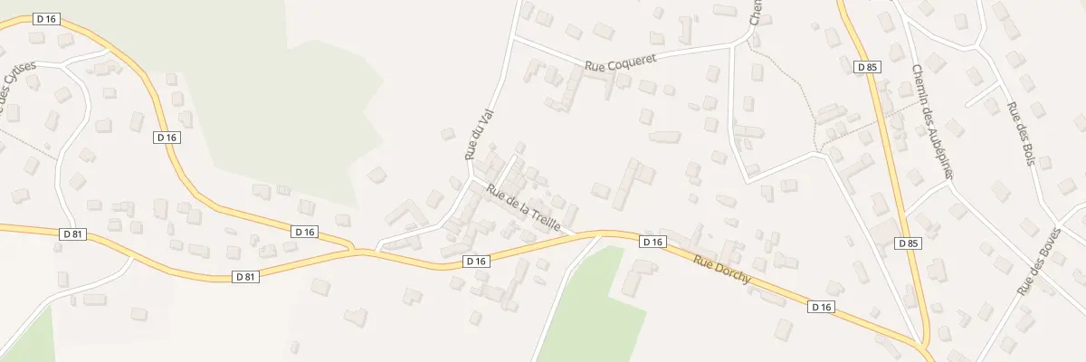 Plan du 10 Rue de la Treille à Attichy