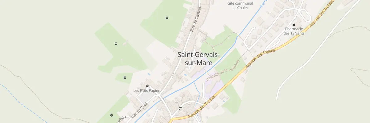 Plan du 28 Rue de Castres à Saint-Gervais-sur-Mare