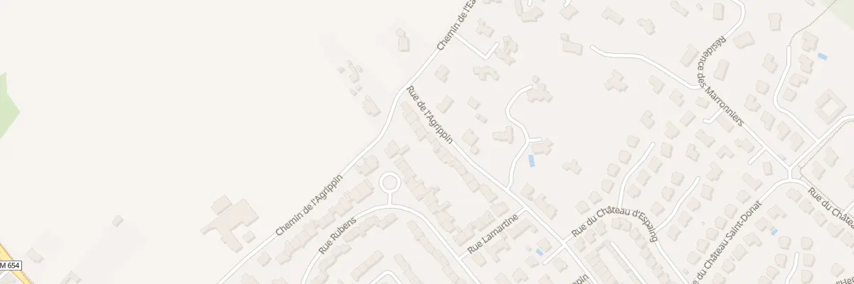 Plan du 707 Rue de l’Agrippin à Wambrechies