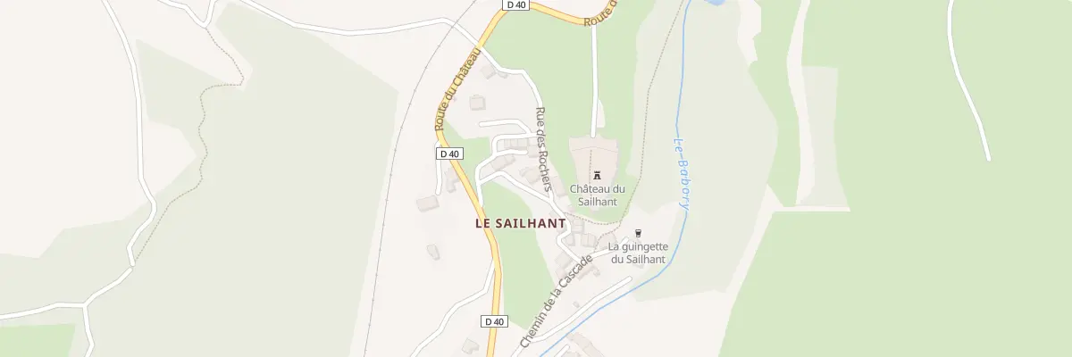 Plan du 5074 Le Sailhant à Andelat