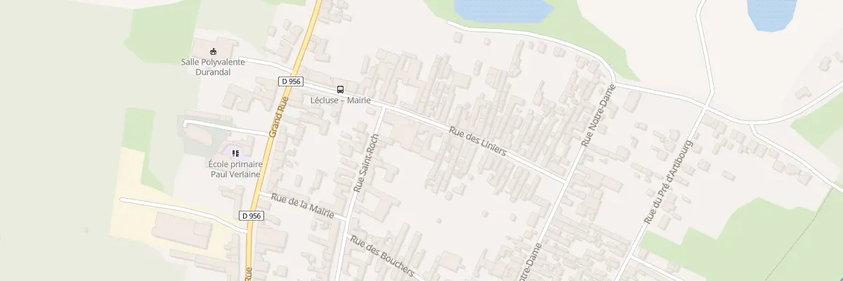 Plan du 8 Rue des Liniers à Lécluse