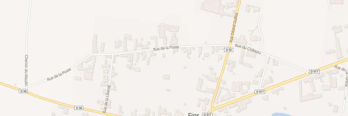 Plan du 11B Rue de la Poste à Fins
