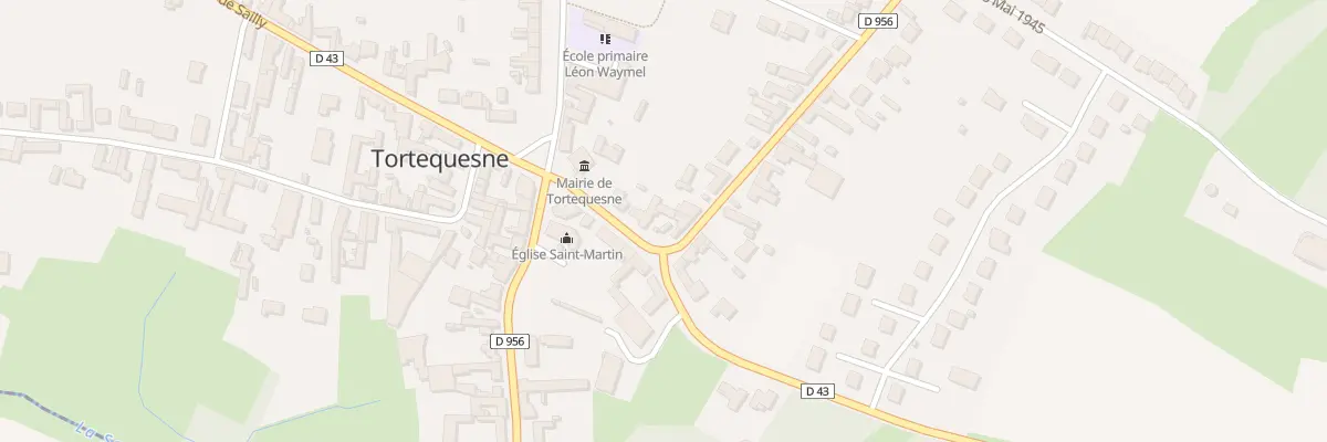 Plan du 5 Rue de Douai à Tortequesne