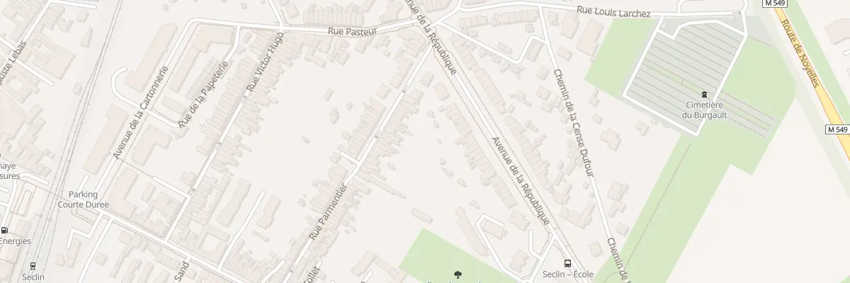 Plan du 62 Rue Parmentier à Seclin