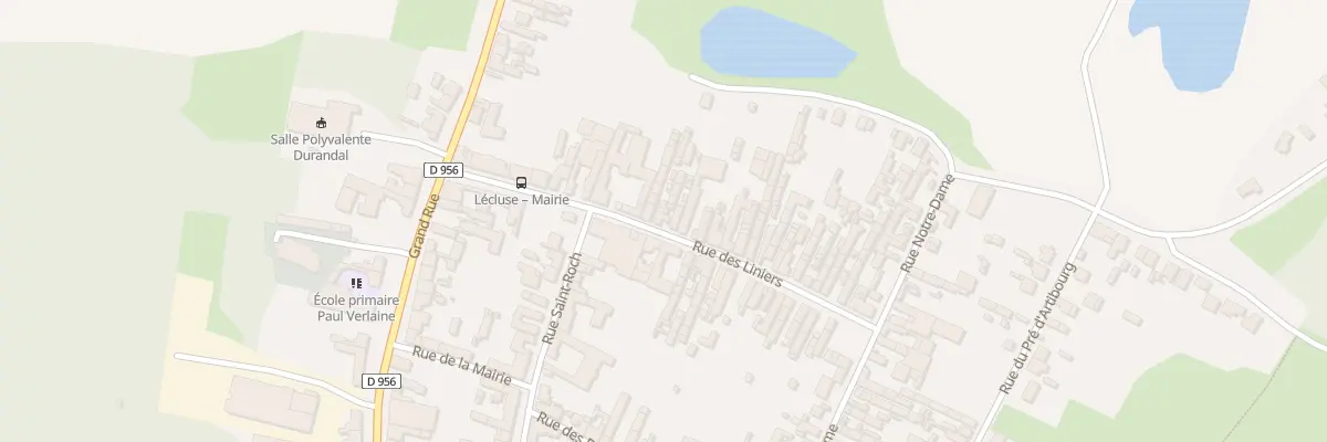 Plan du 35 Rue des Liniers à Lécluse