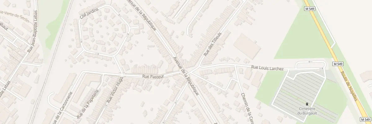 Plan du 6 Rue Pasteur à Seclin