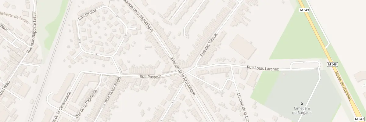 Plan du 4 Rue Pasteur à Seclin