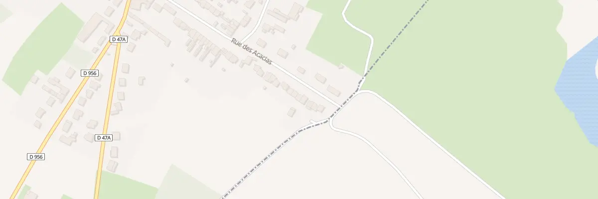 Plan du 48 Rue des Acacias à Lécluse