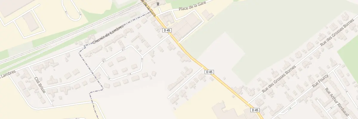 Plan du 47 Rue de la Gare à Corbehem