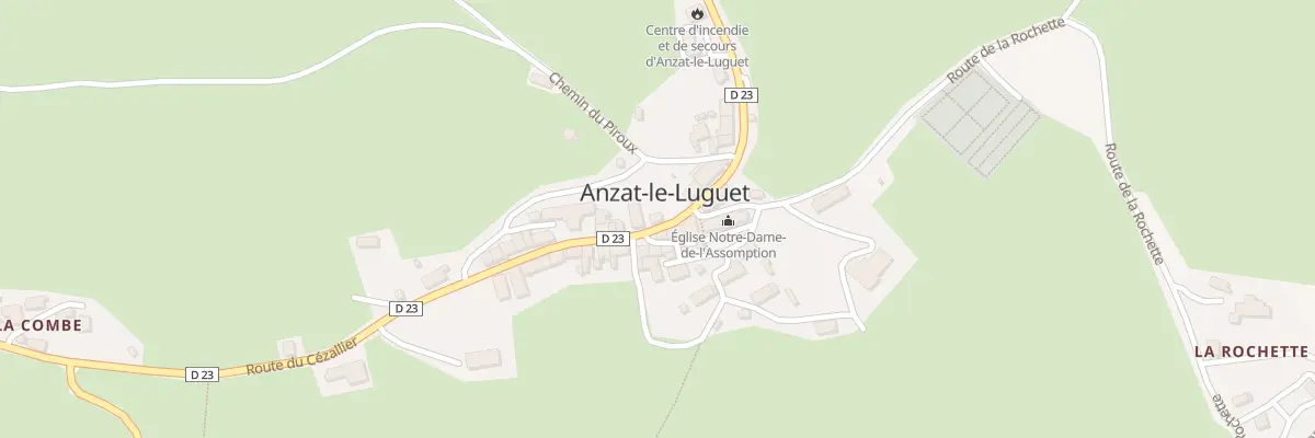 Plan du 5003 Le Bourg à Anzat-le-Luguet