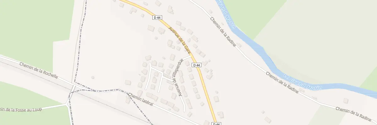 Plan du 732 Av de la Gare à Mouroux