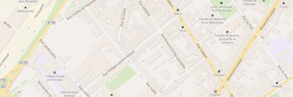 Plan du 35 Rue Roland à Lille