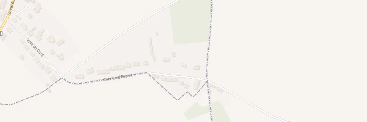 Plan du 21 Che d’Ecourt à Récourt
