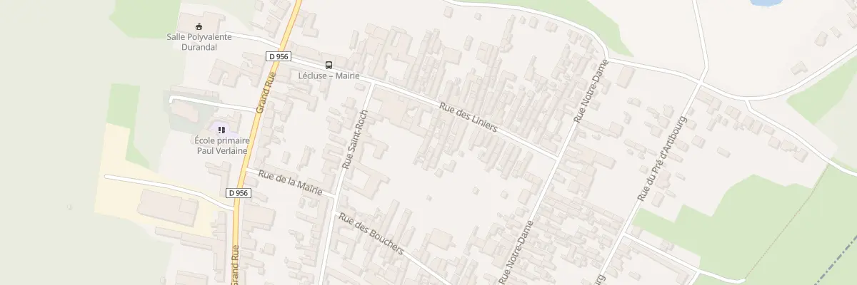 Plan du 14 Rue des Liniers à Lécluse